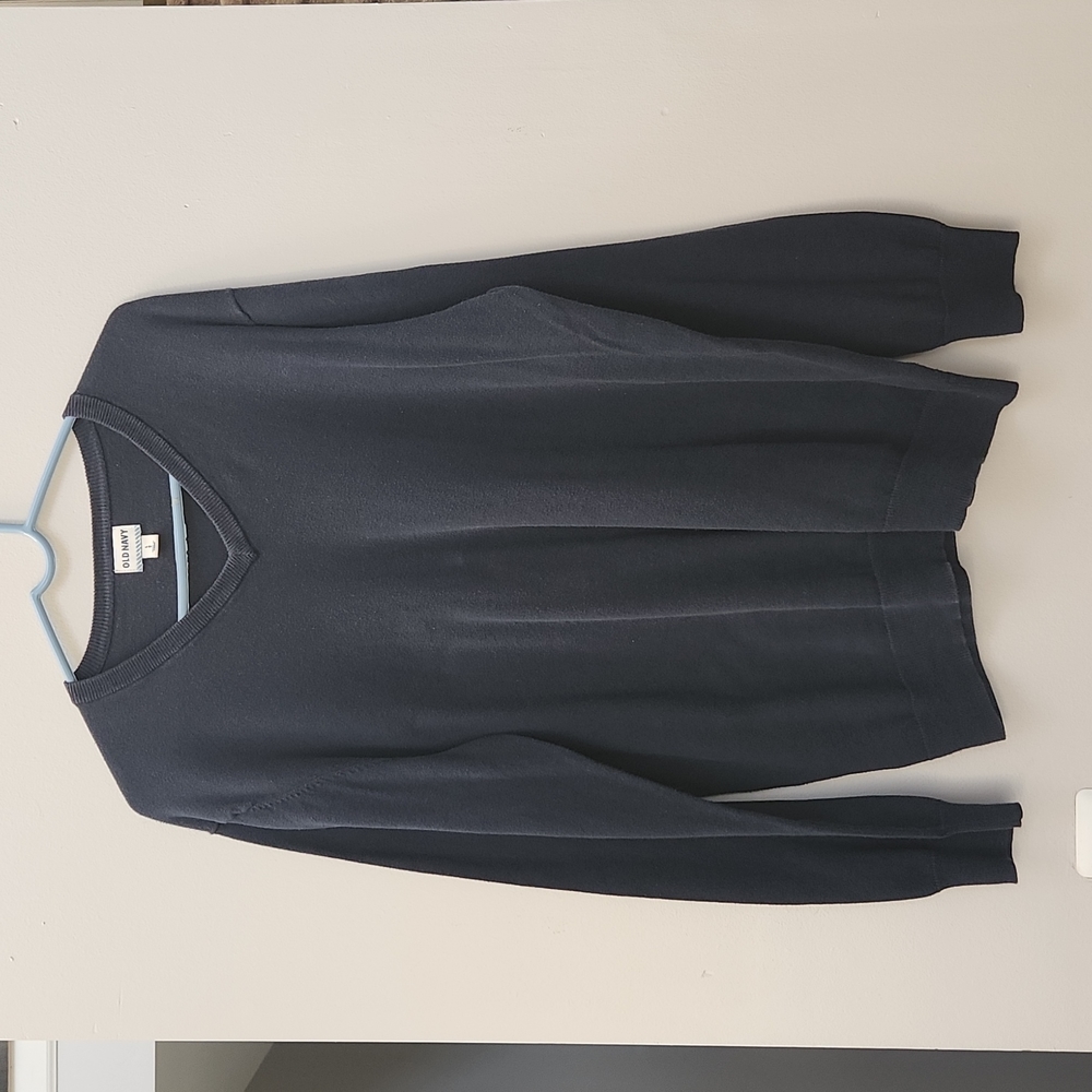 Old Navy Navy Blue Crewneck Sweater Men's Large